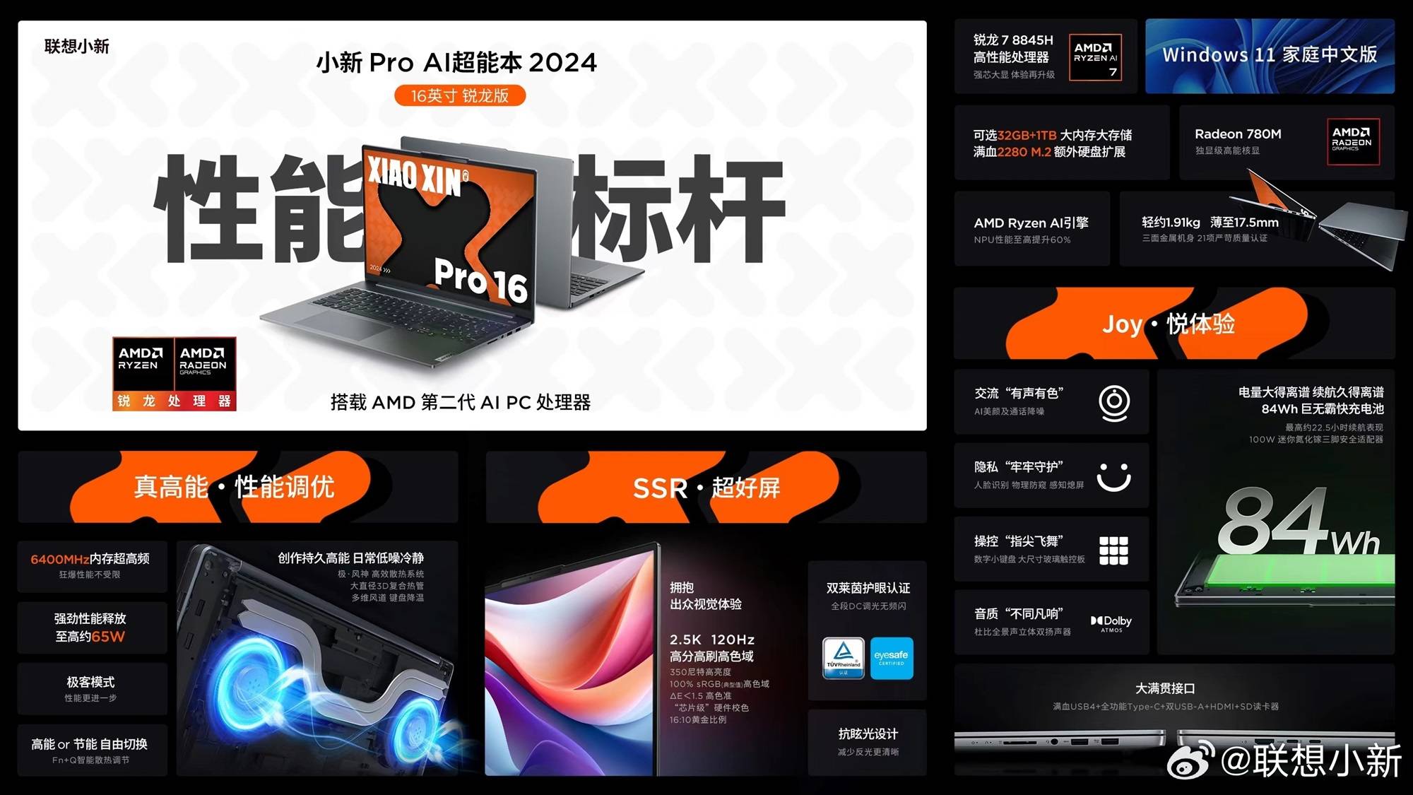 联想小新2024系列新品强势来袭 高能冷静同档性能真标杆(图2)
